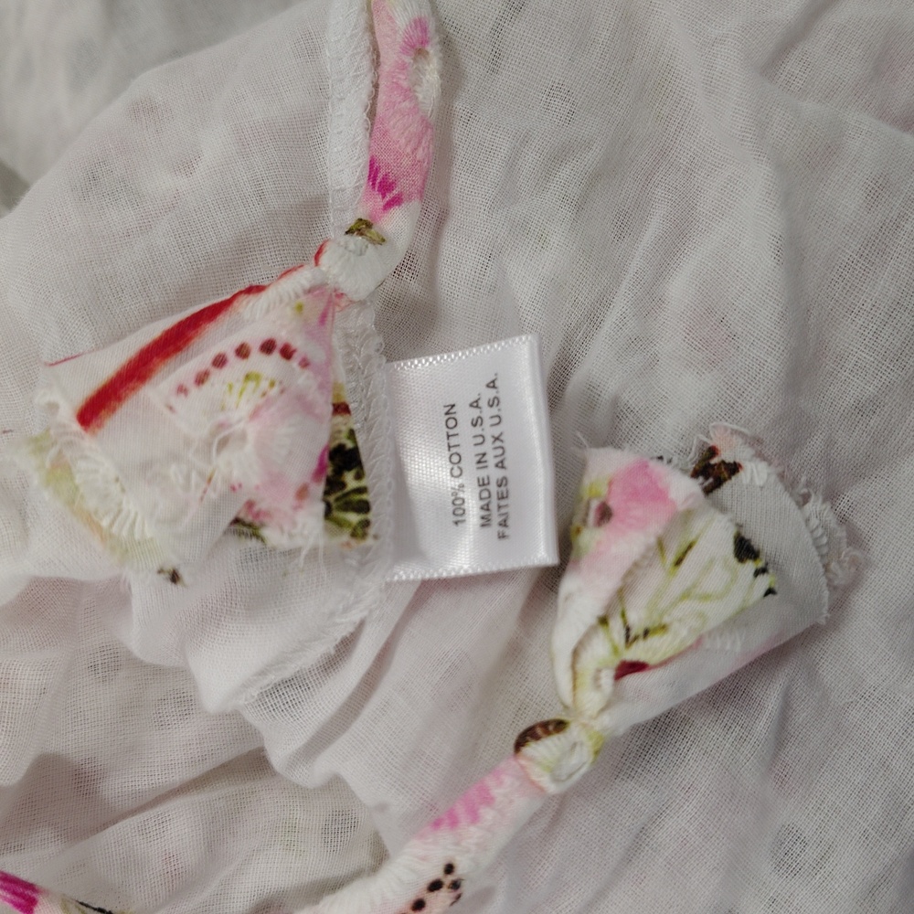 *NEW* MISA L.A. ILIANA ROMANTIC RUFFLE TIERED FLORAL COTTAGECORE MINI DRESS SZ S - Picture 7 of 8